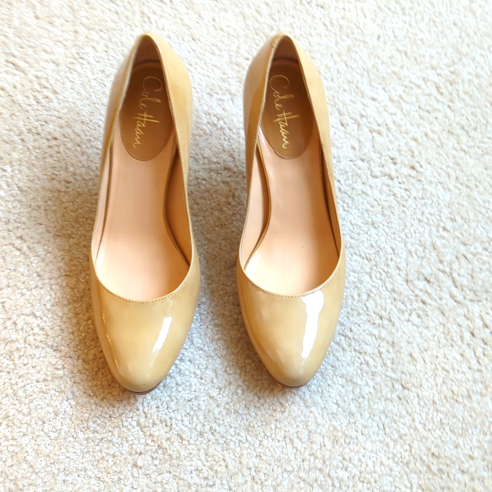 Cole Haan Patent pumps